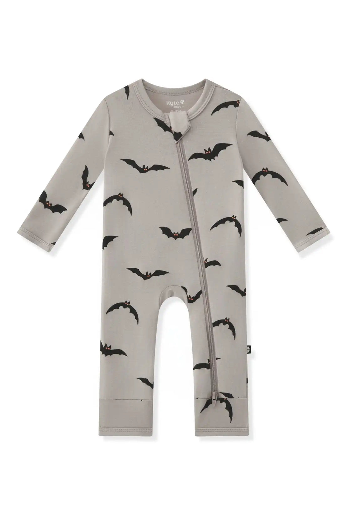 Zippered Romper in Bats