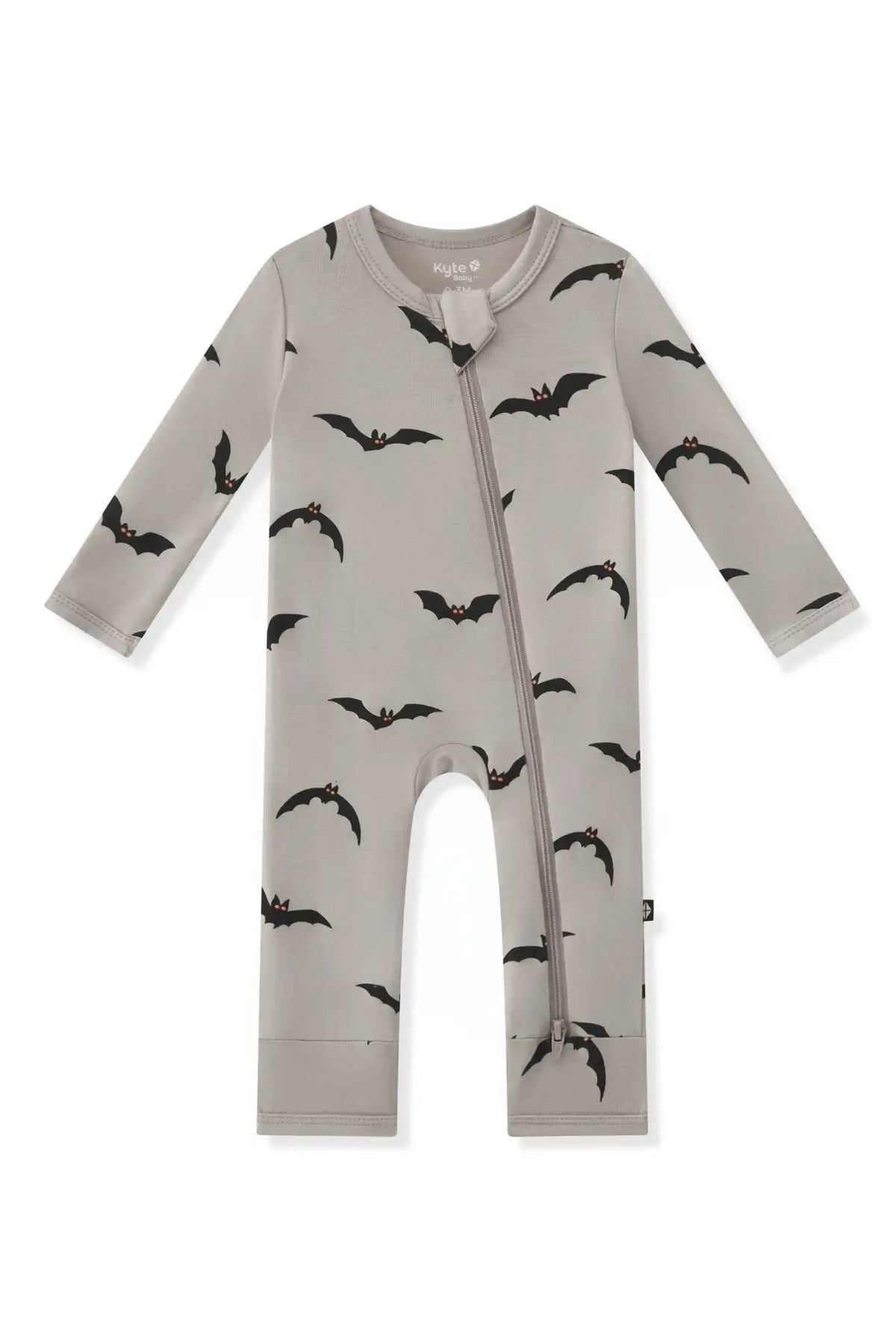 Zippered Romper in Bats