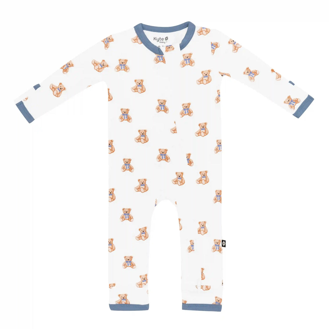Zippered Romper in Teddy Bear