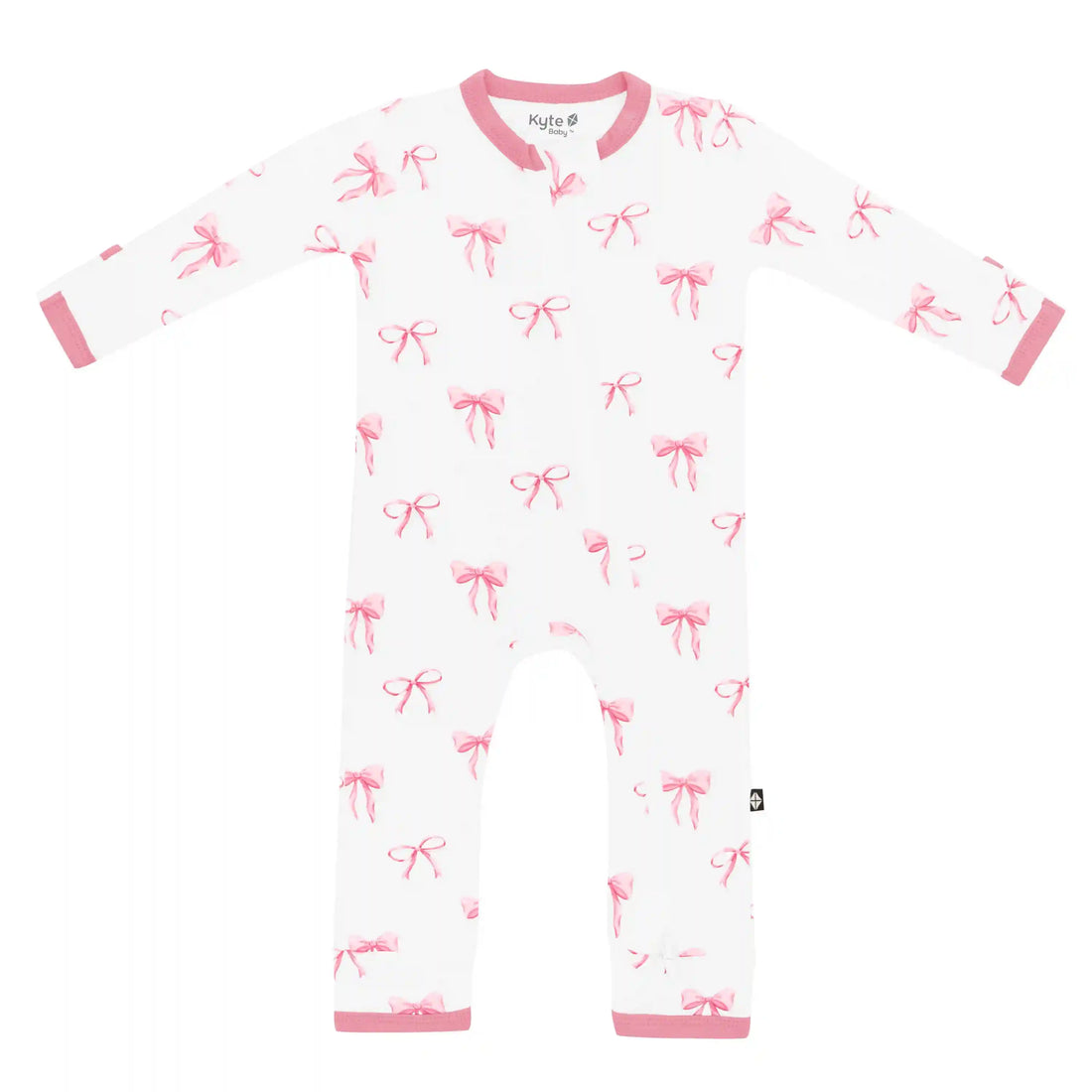 Zippered Romper in Bow