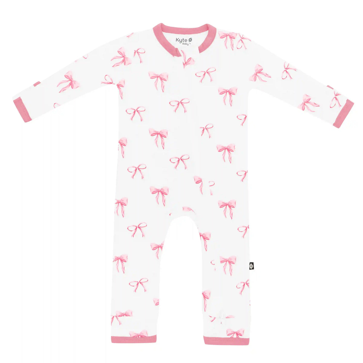 Zippered Romper in Bow