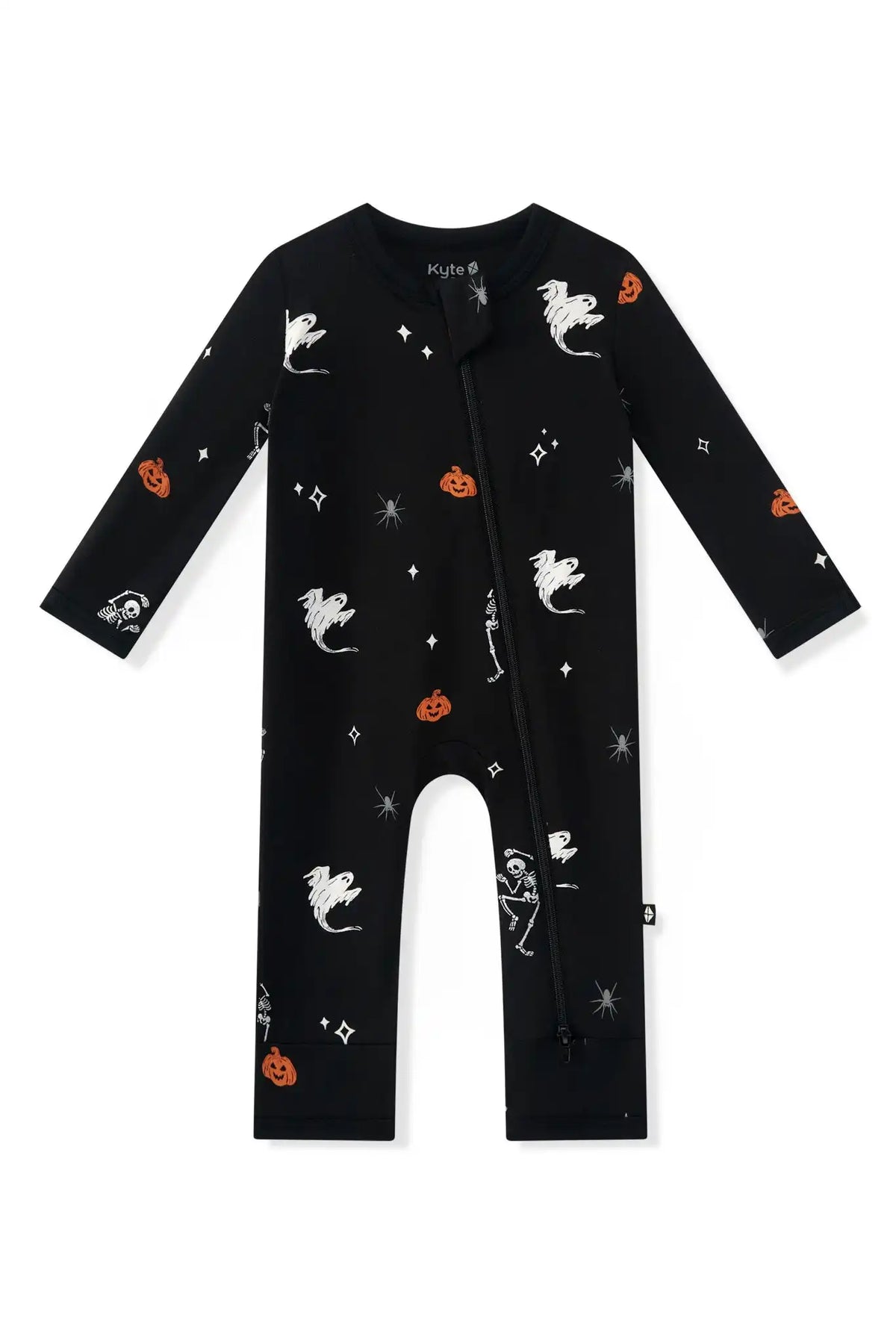 Zippered Romper in Halloween Friends