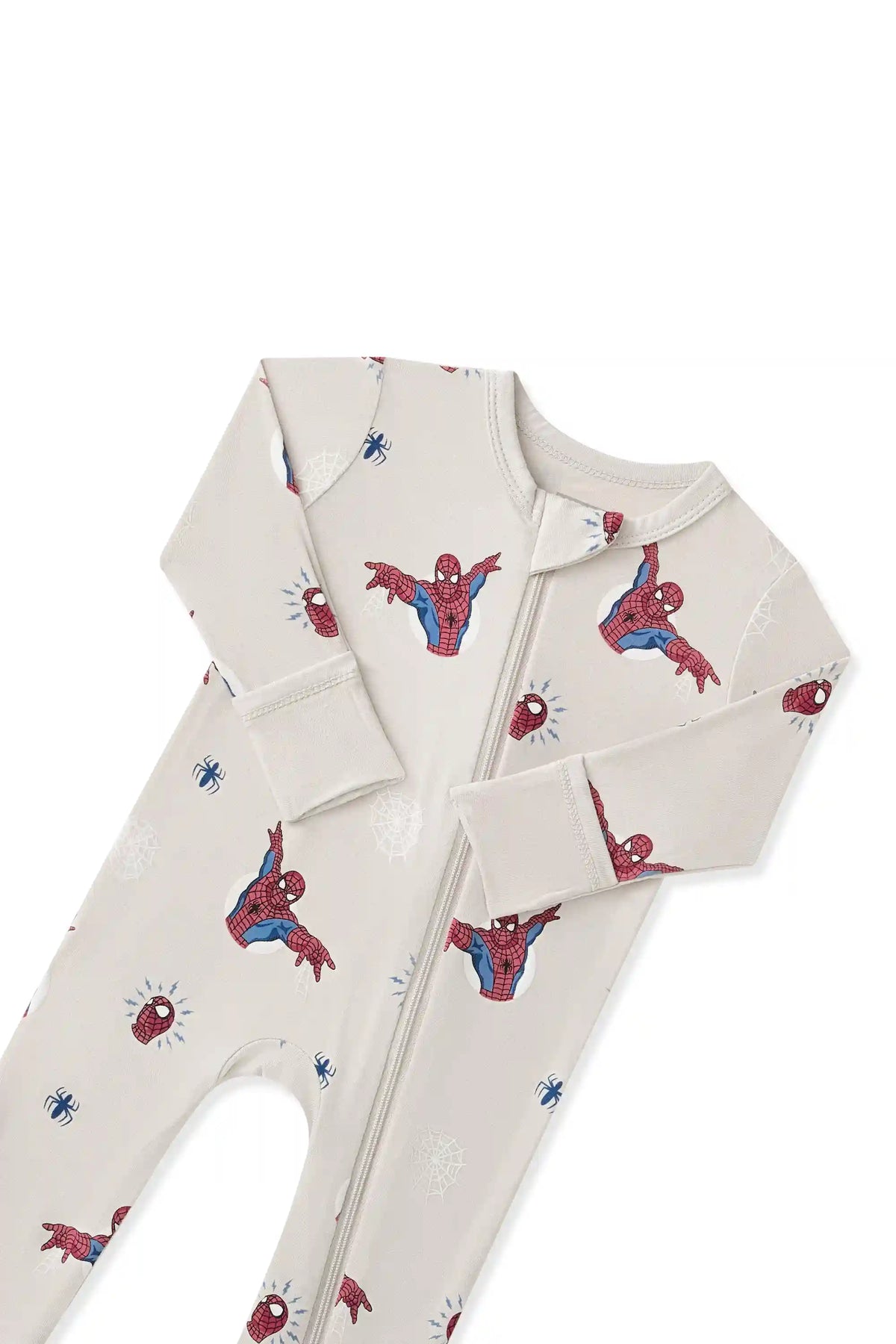Zippered Romper in Spider-Man