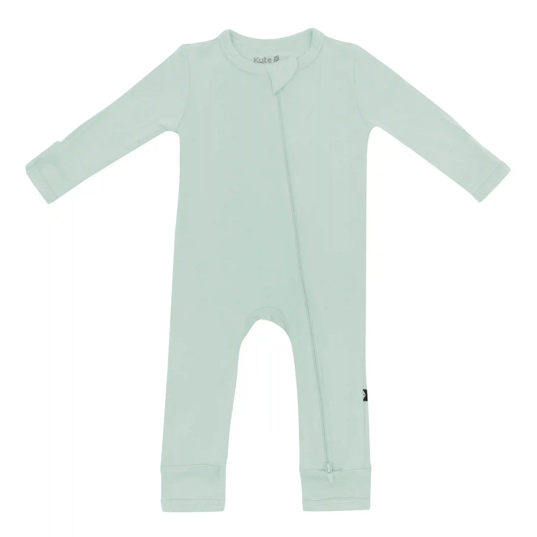Zippered Romper in Sage