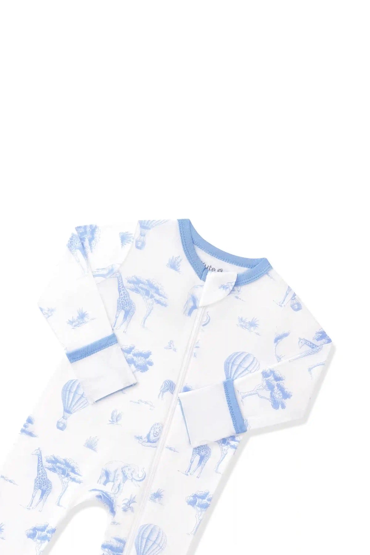Zippered Romper in Toile Safari