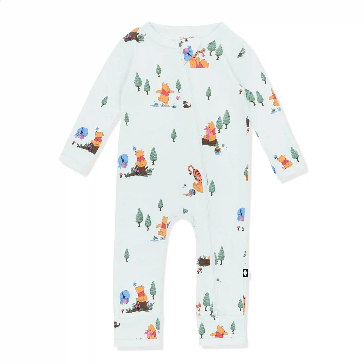 Zippered Romper in Winnie the Pooh Hundred Acre Wood