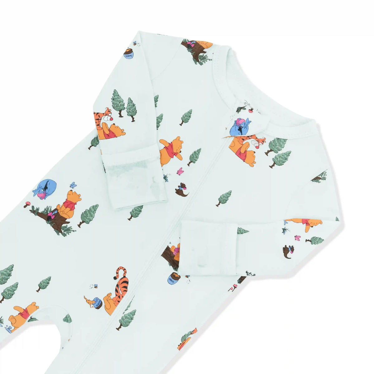 Zippered Romper in Winnie the Pooh Hundred Acre Wood