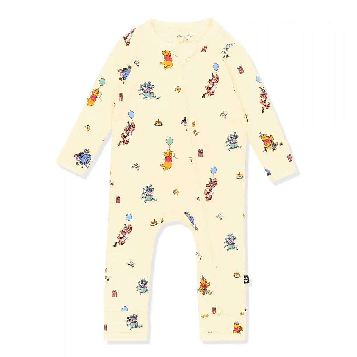 Zippered Romper in Winnie the Pooh Celebration
