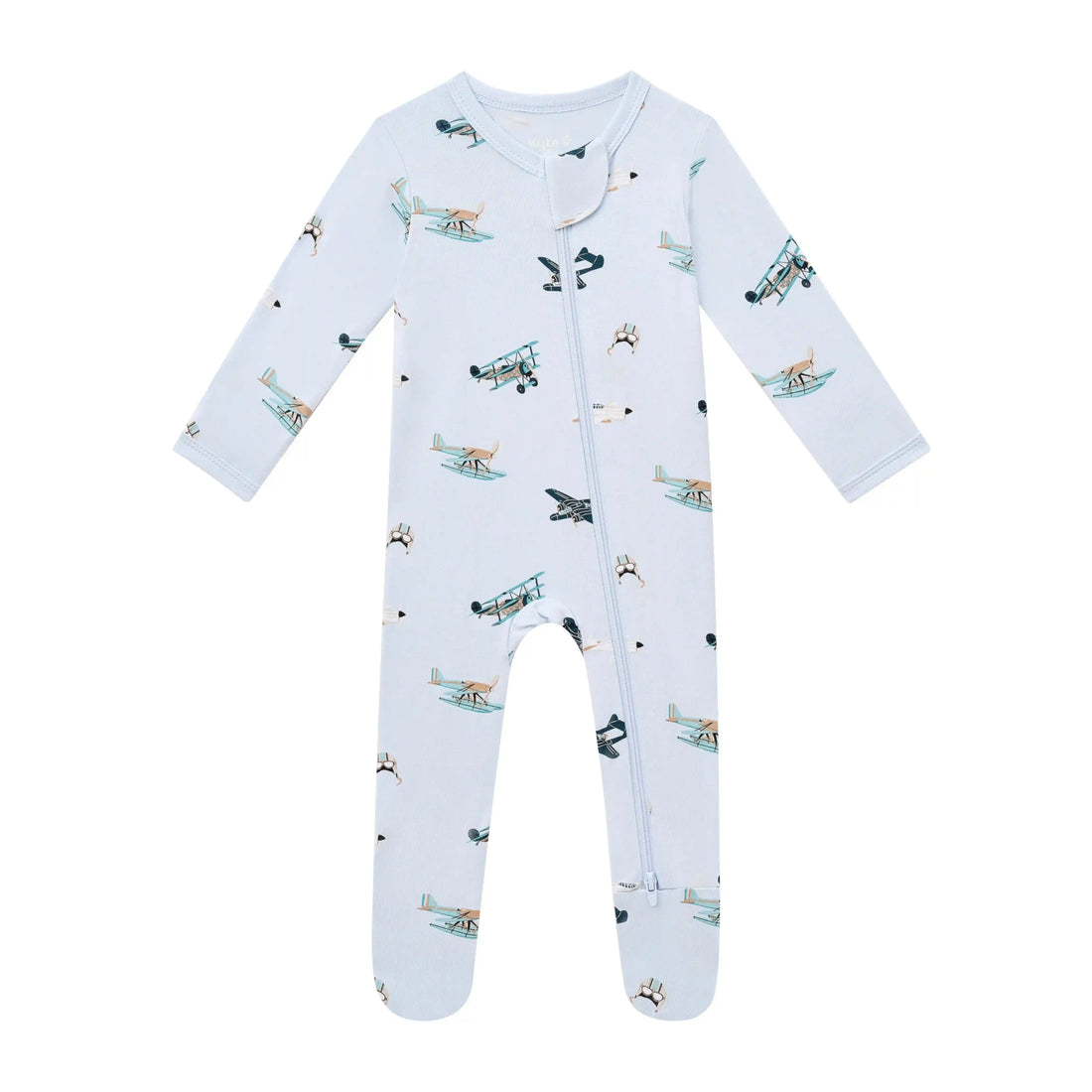Zippered Footie in Take Off