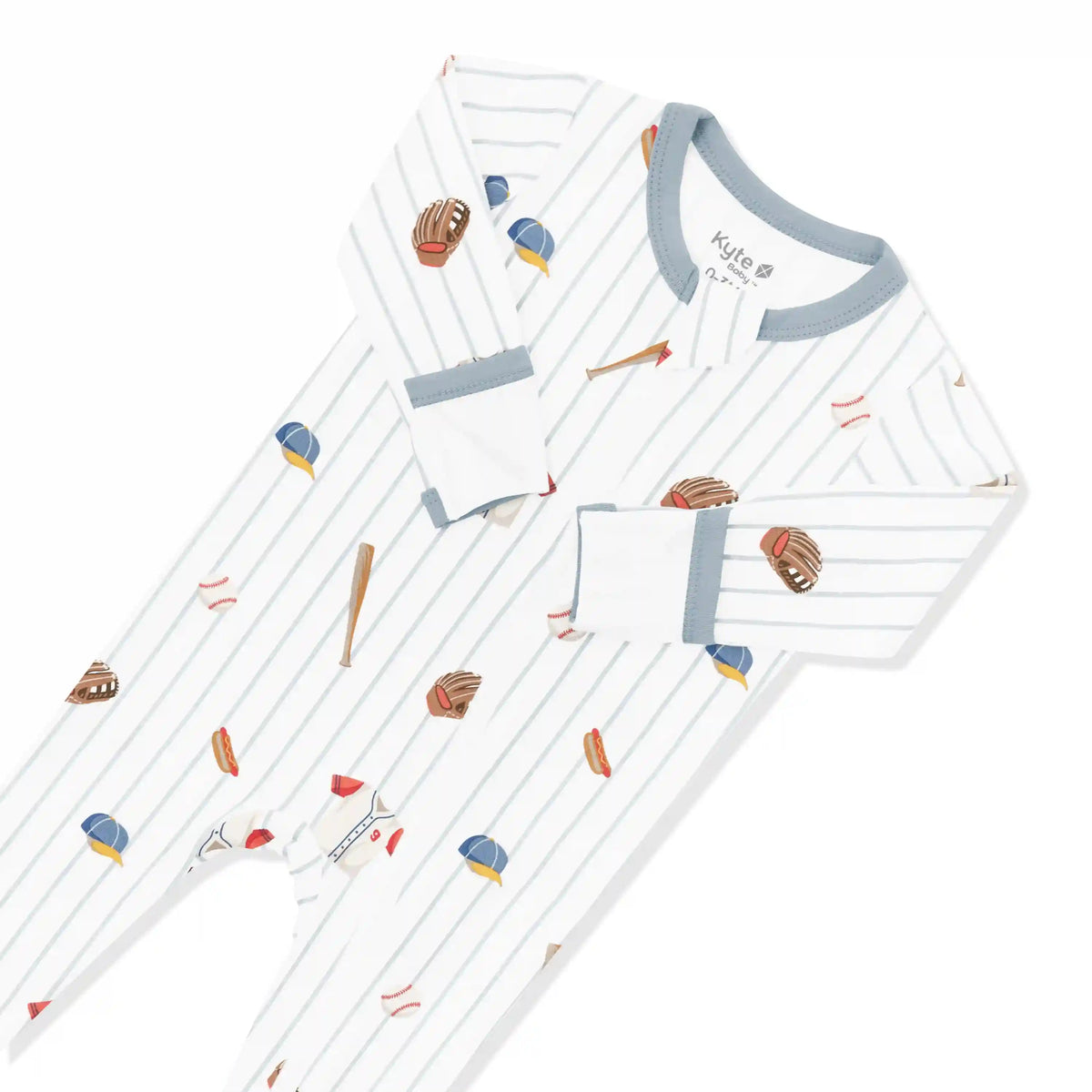 Zippered Footie in Home Run
