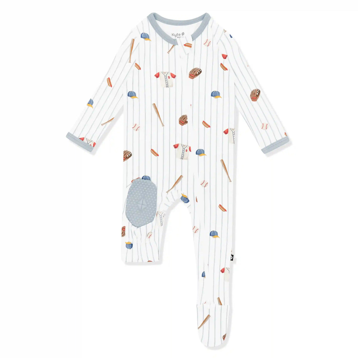 Zippered Footie in Home Run