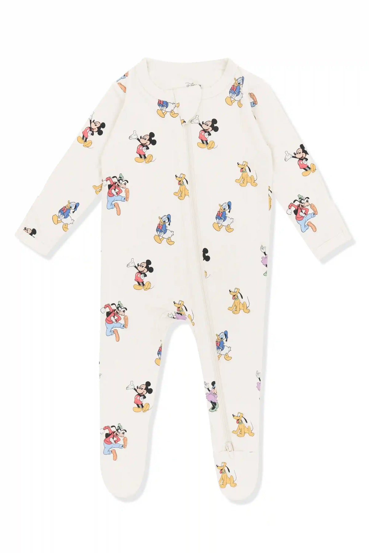 Zippered Footie in Mickey Mouse and Friends
