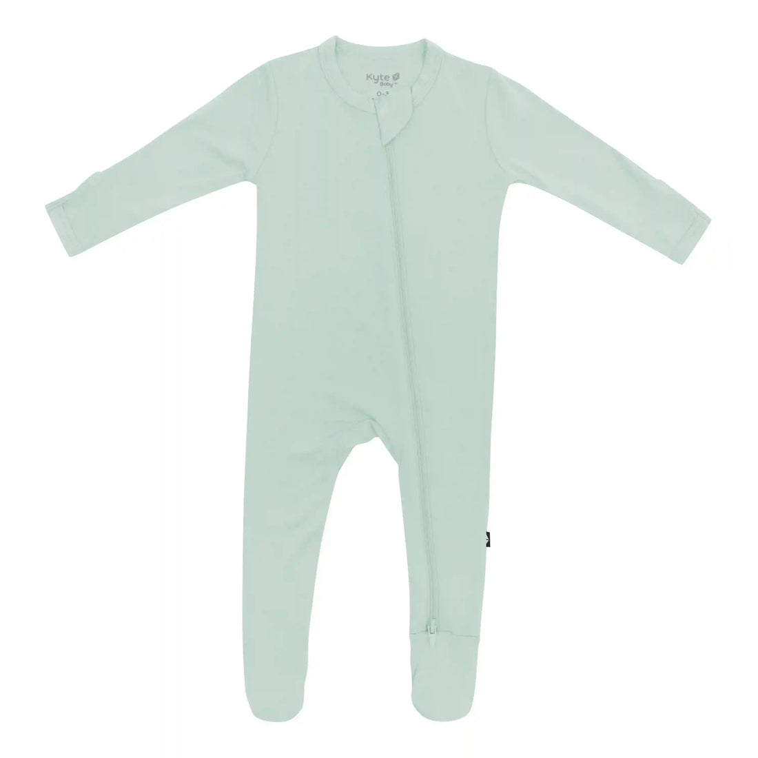 Zippered Footie in Sage