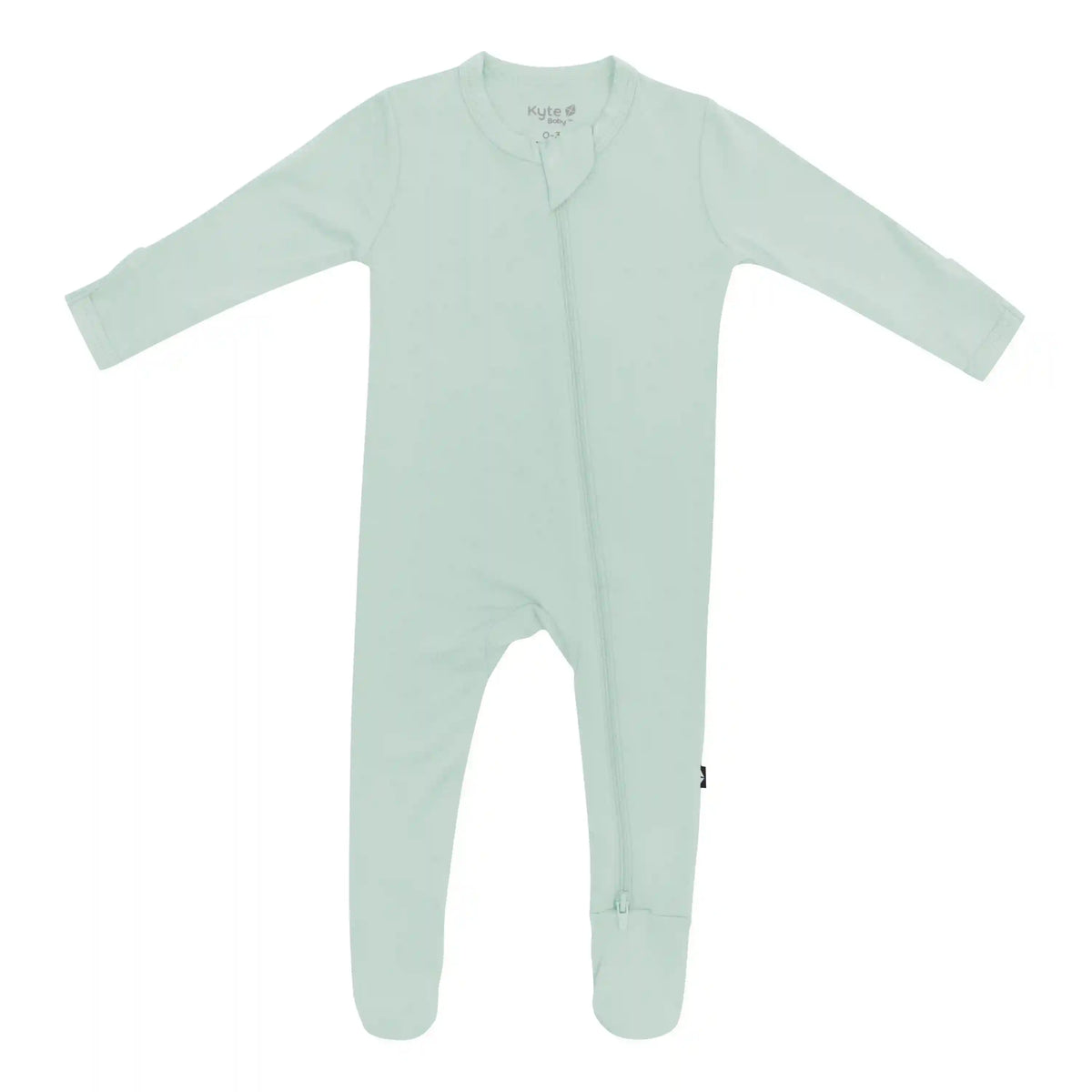 Zippered Footie in Sage