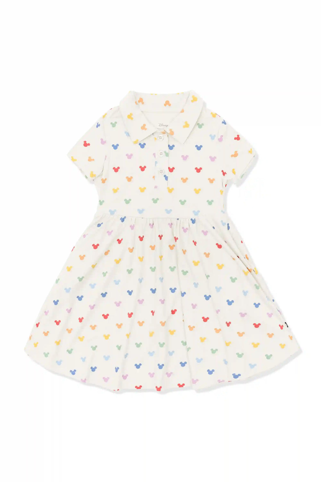 Polo Dress in Pastel Mickey Mouse