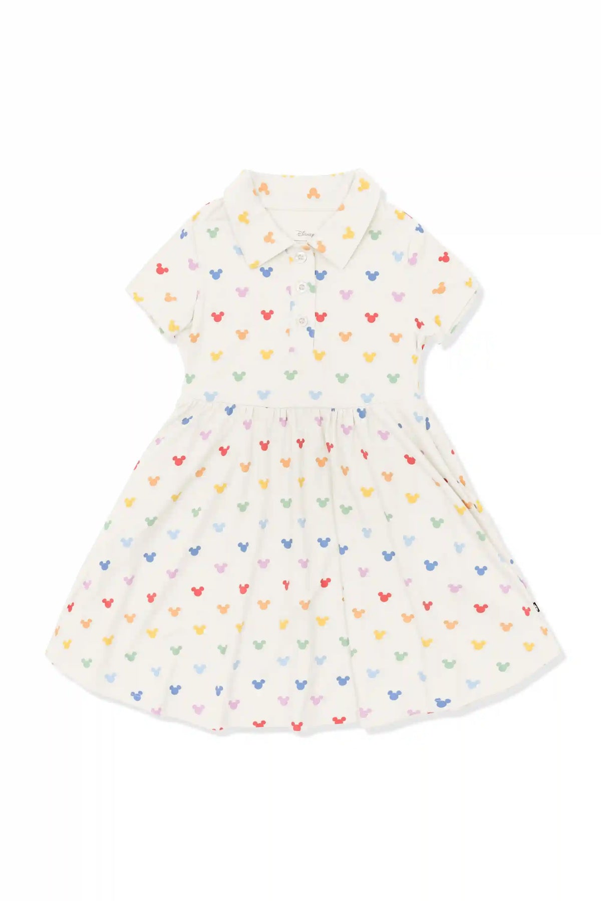Polo Dress in Pastel Mickey Mouse