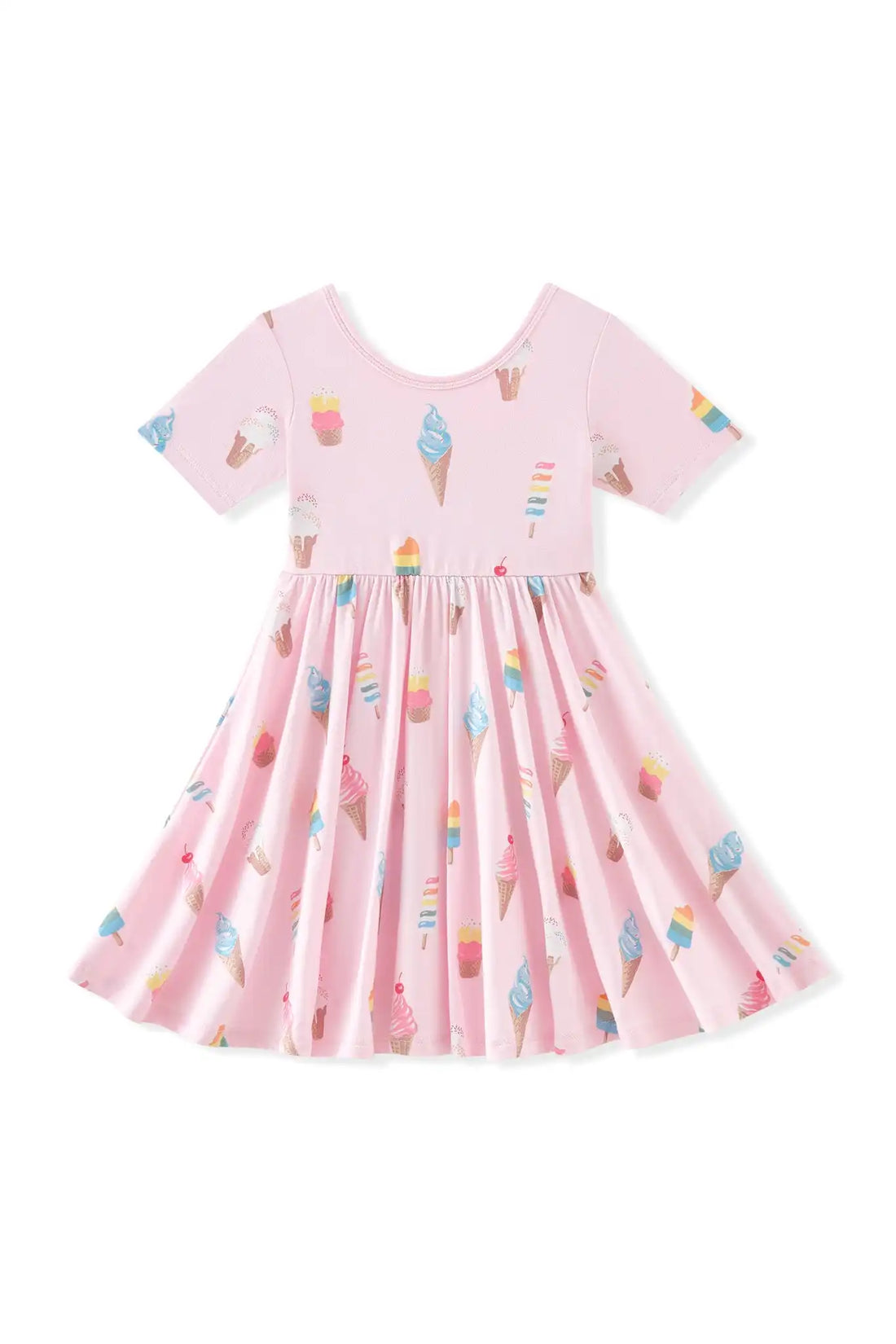 Twirl Dress in Sakura Ice Cream