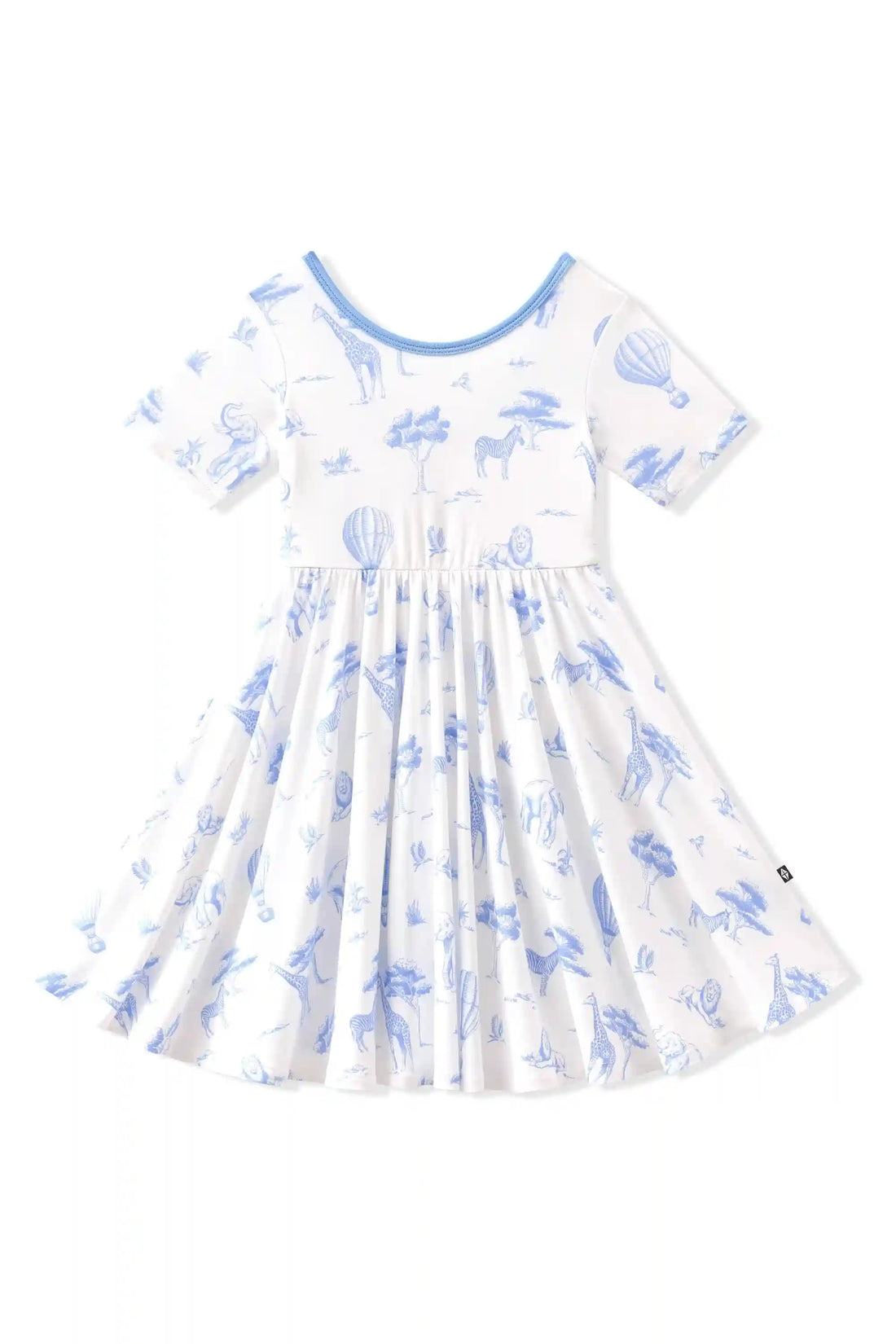 Twirl Dress in Toile Safari