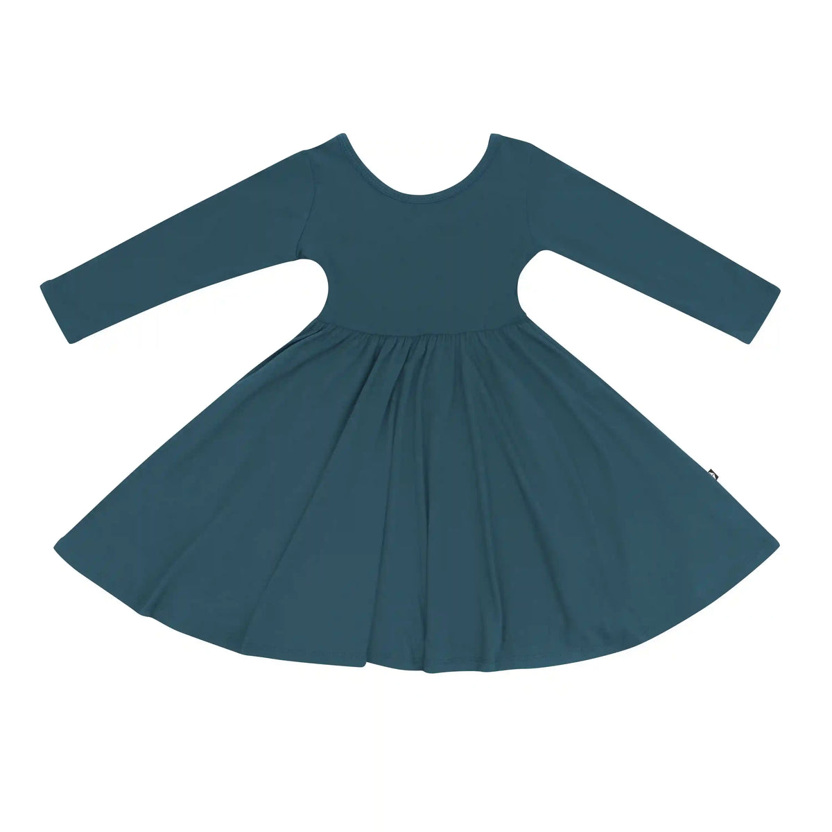 Long Sleeve Twirl Dress in Atlantic