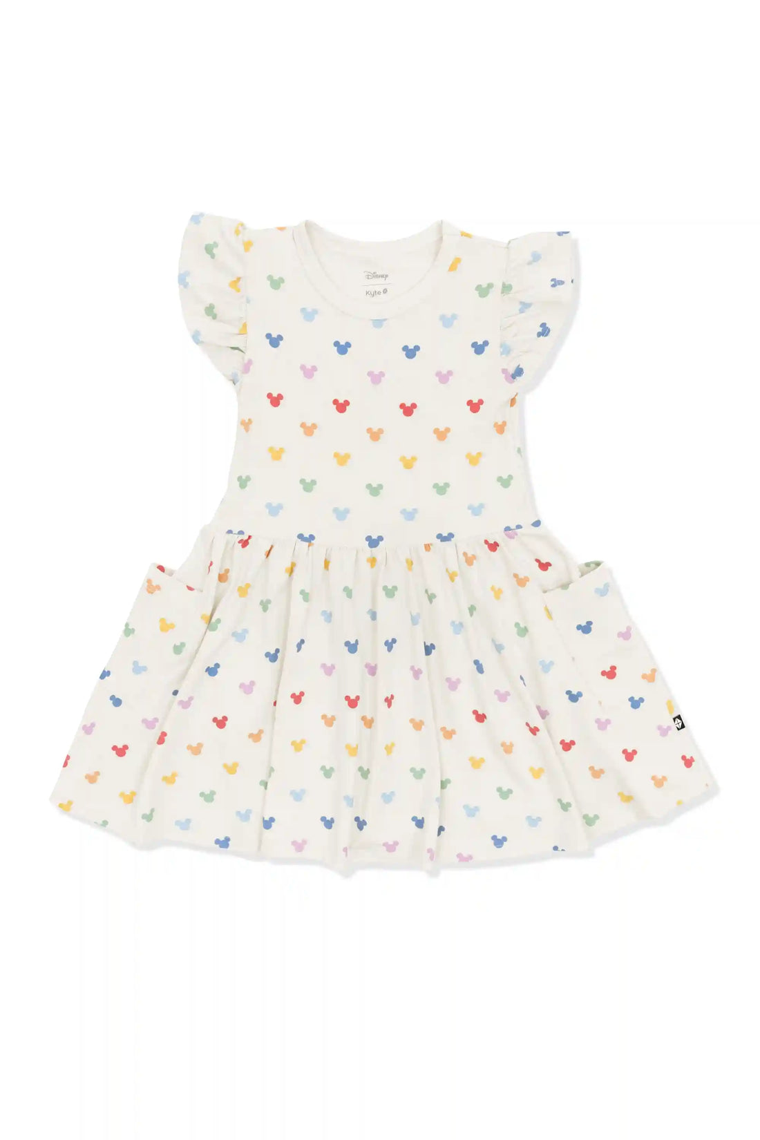 Pocket Dress in Pastel Mickey Mouse
