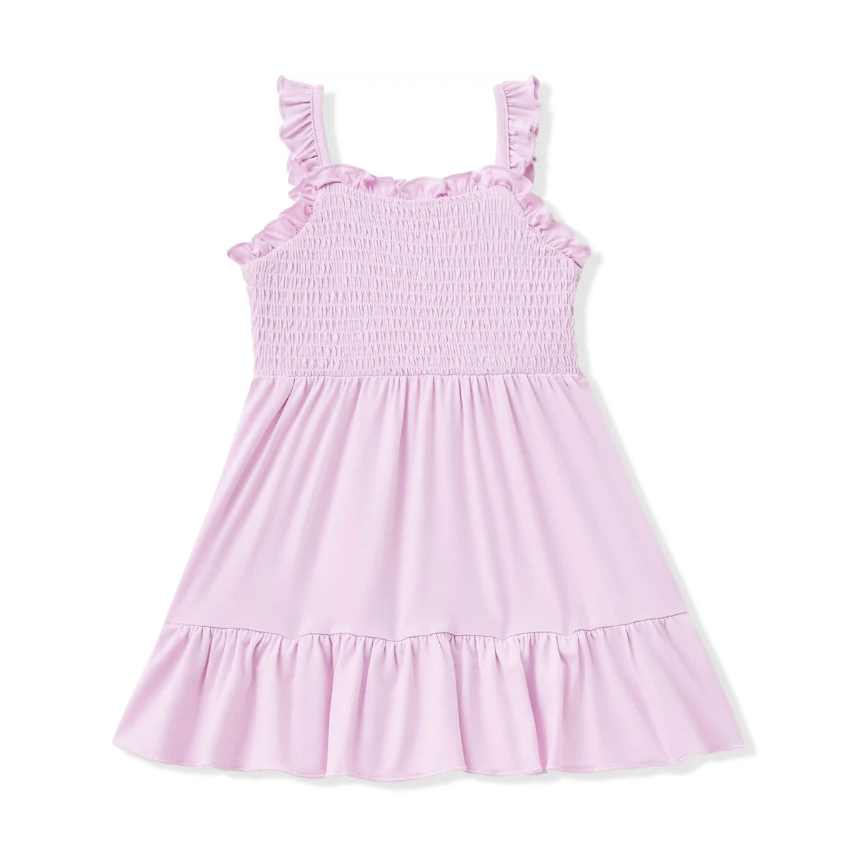 Smocked Dress in Thistle
