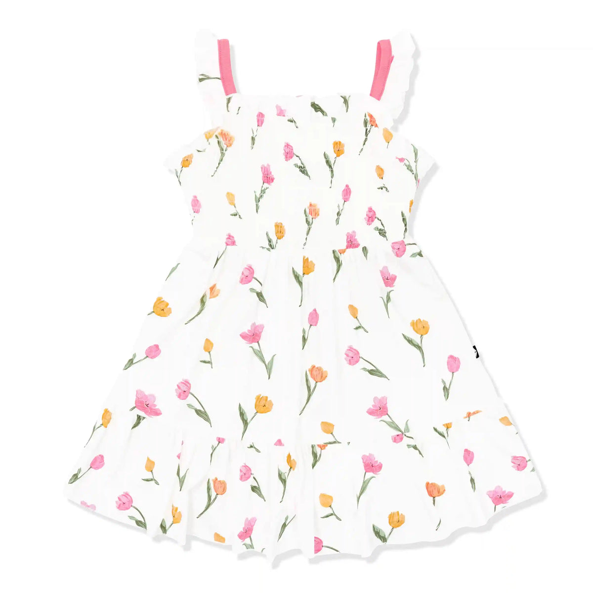 Smocked Dress in Tulip