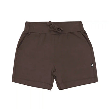 Drawstring Short in Espresso