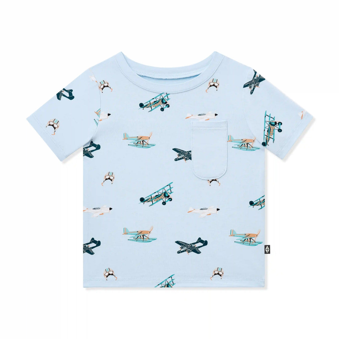 Toddler Crew Neck Tee in Take Off