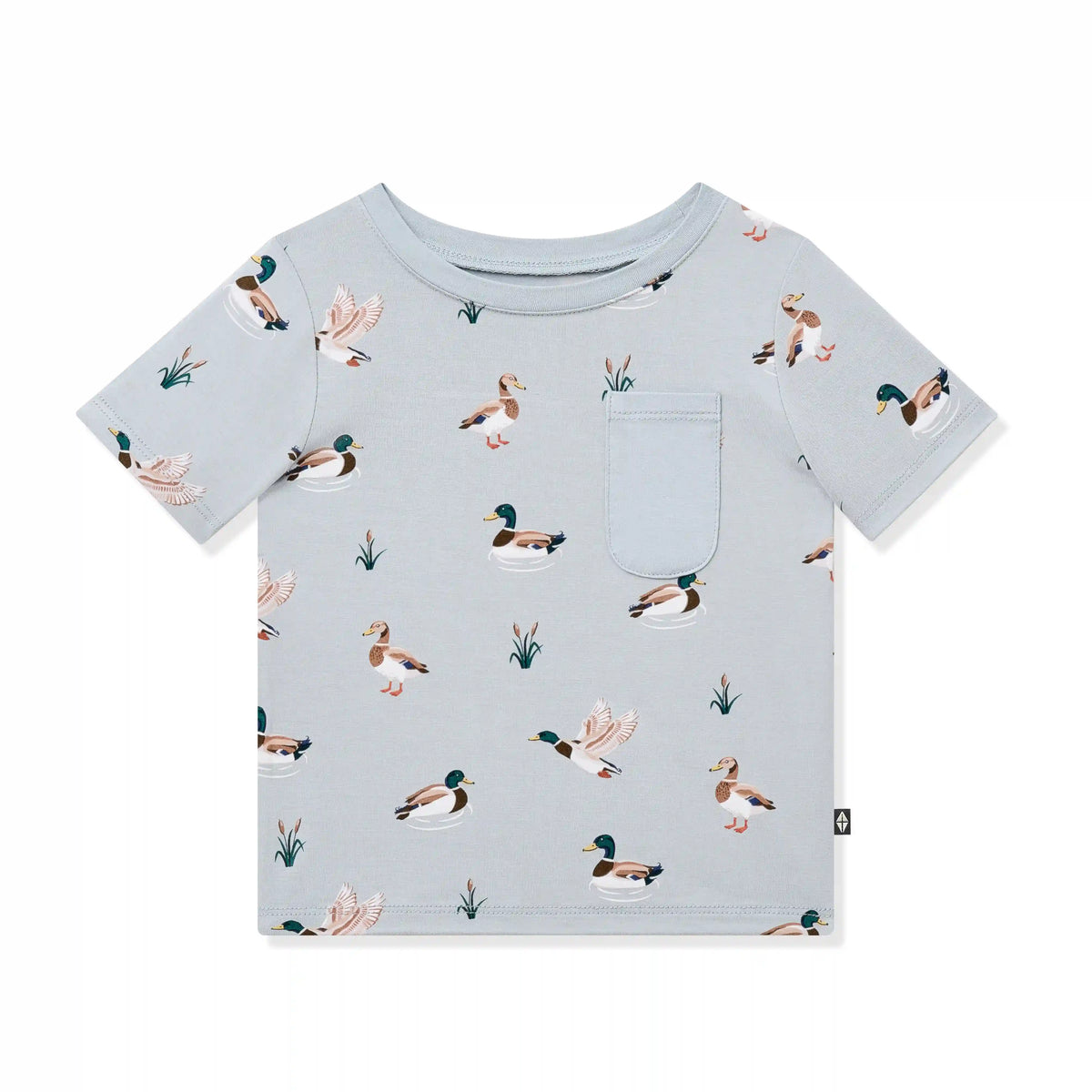 Toddler Crew Neck Tee in Mallard Duck