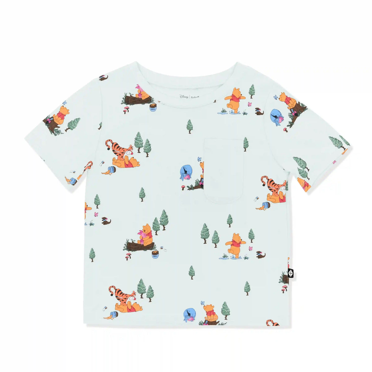 Toddler Crew Neck Tee in Winnie the Pooh Hundred Acre Wood