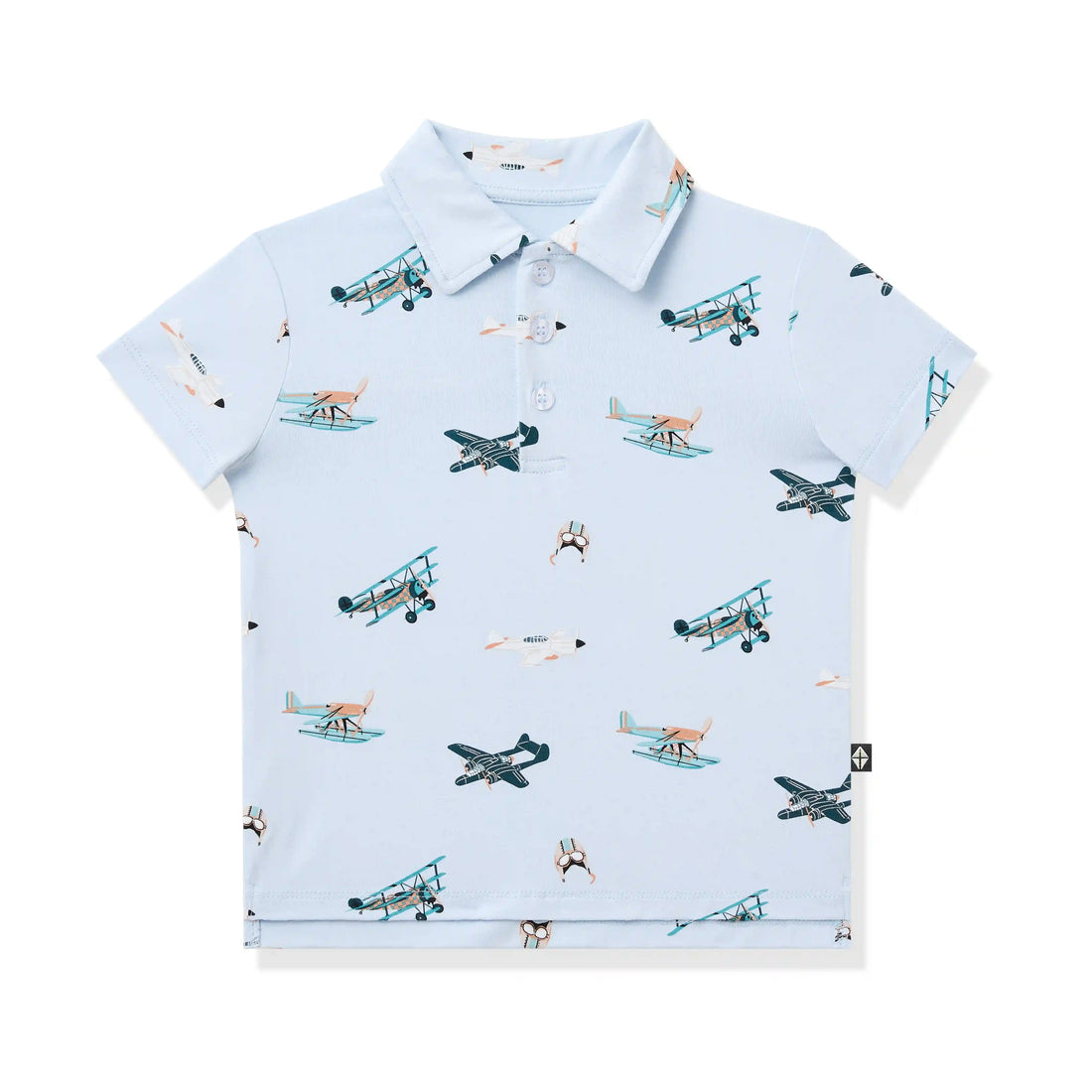 Toddler Short Sleeve Polo in Take Off