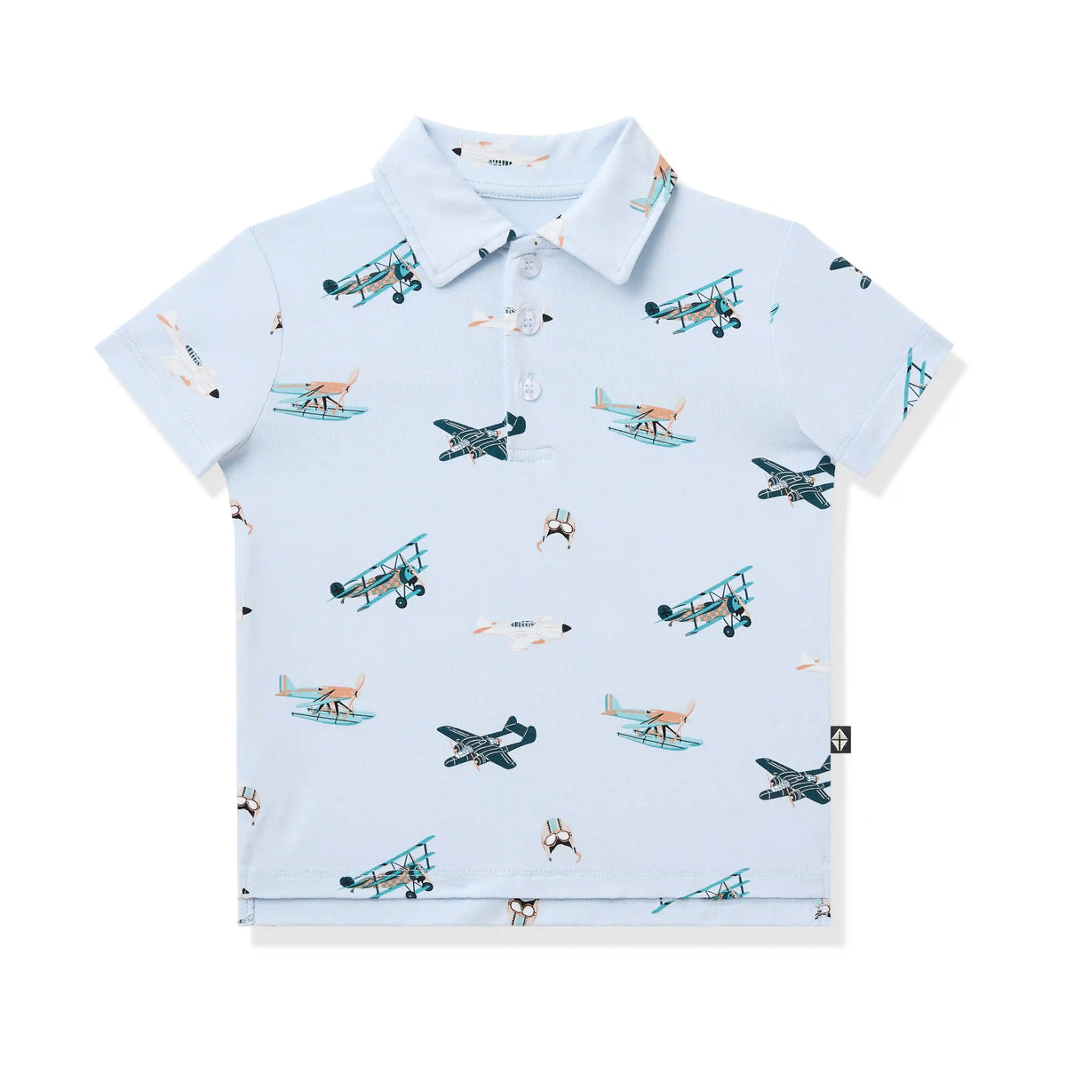 Toddler Short Sleeve Polo in Take Off