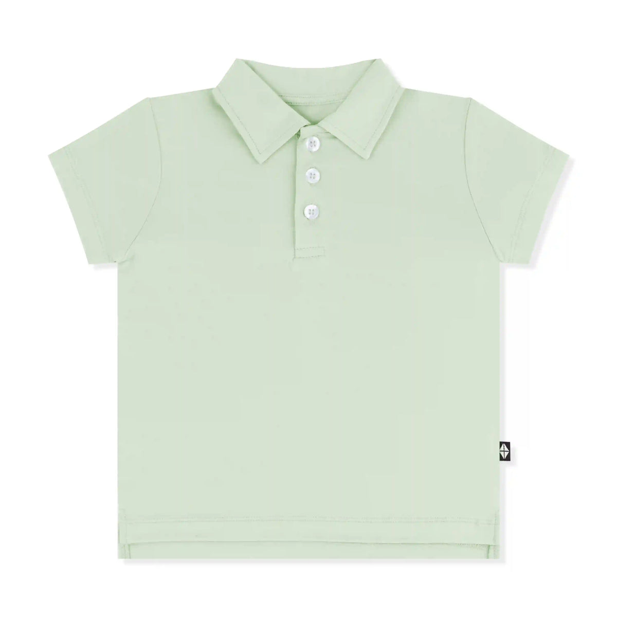 Toddler Short Sleeve Polo in Basil