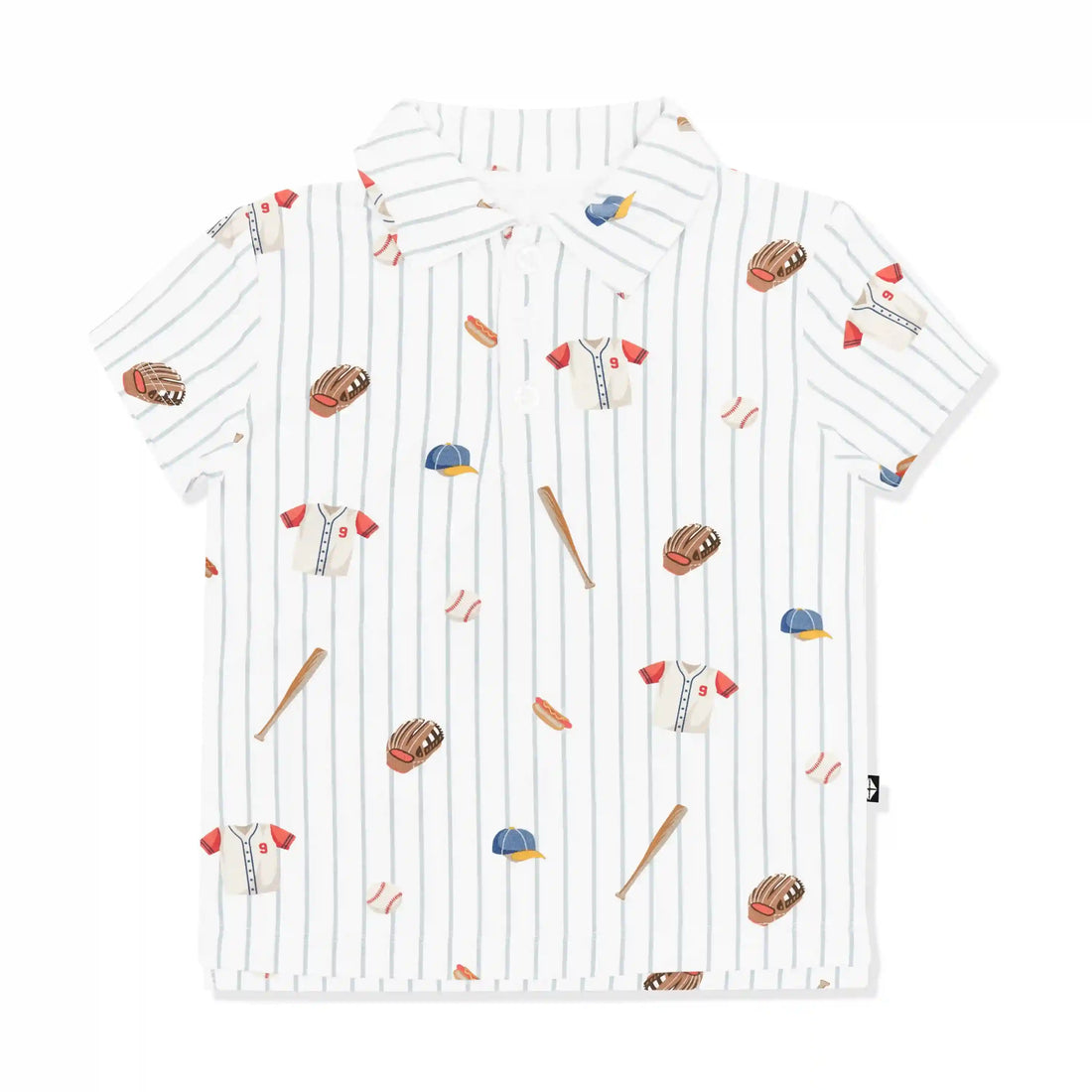 Toddler Short Sleeve Polo in Home Run