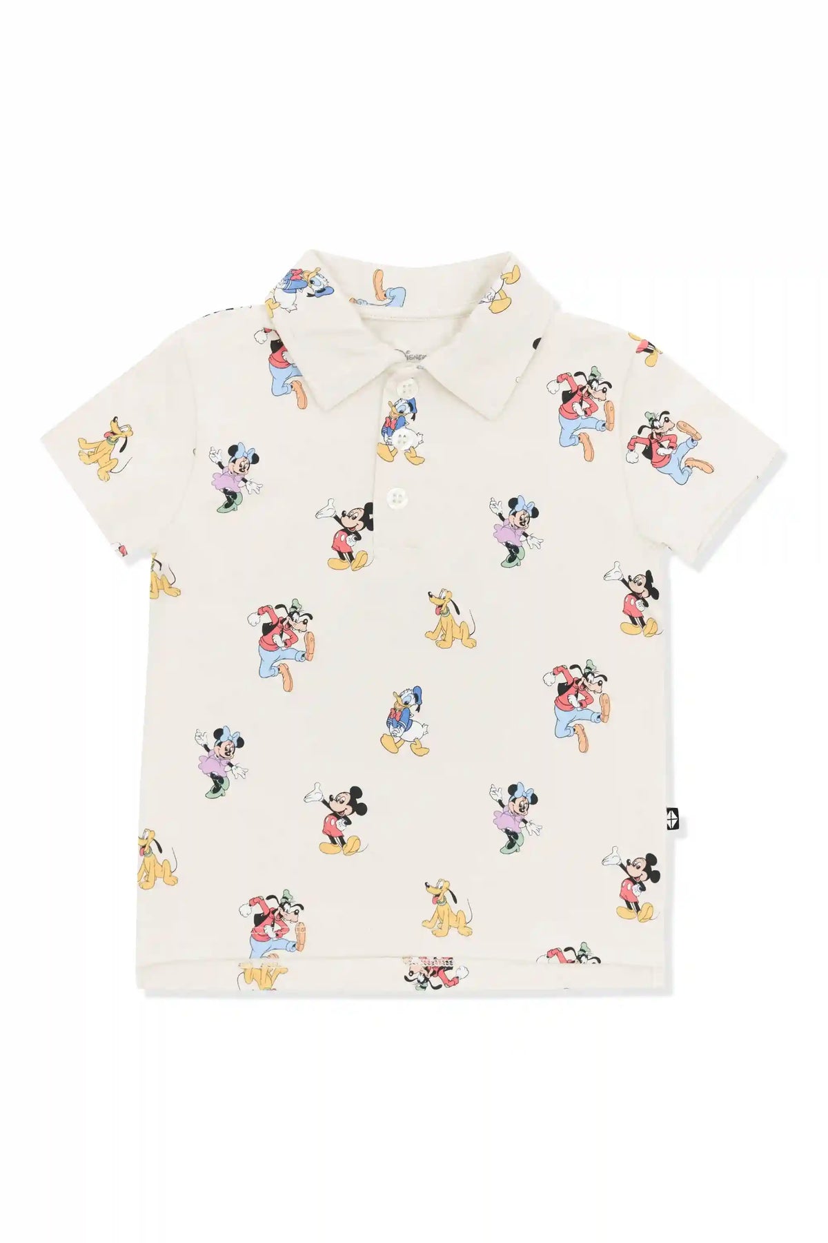 Toddler Short Sleeve Polo in Mickey Mouse and Friends