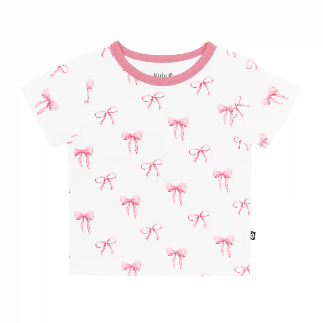Toddler Basic Tee in Bow