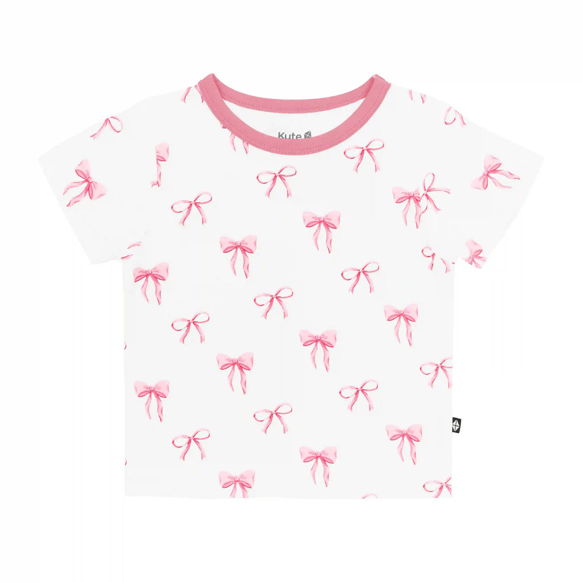 Toddler Basic Tee in Bow