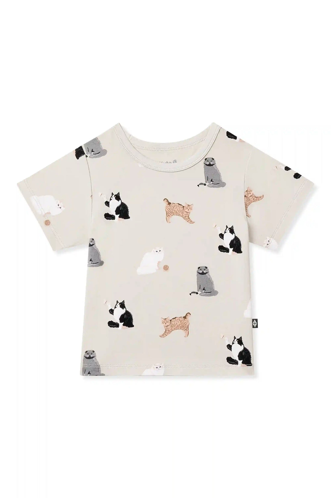 Toddler Basic Tee in Fluffy Cat