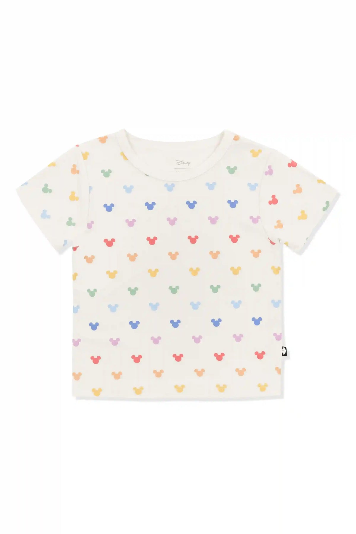 Toddler Basic Tee in Pastel Mickey Mouse
