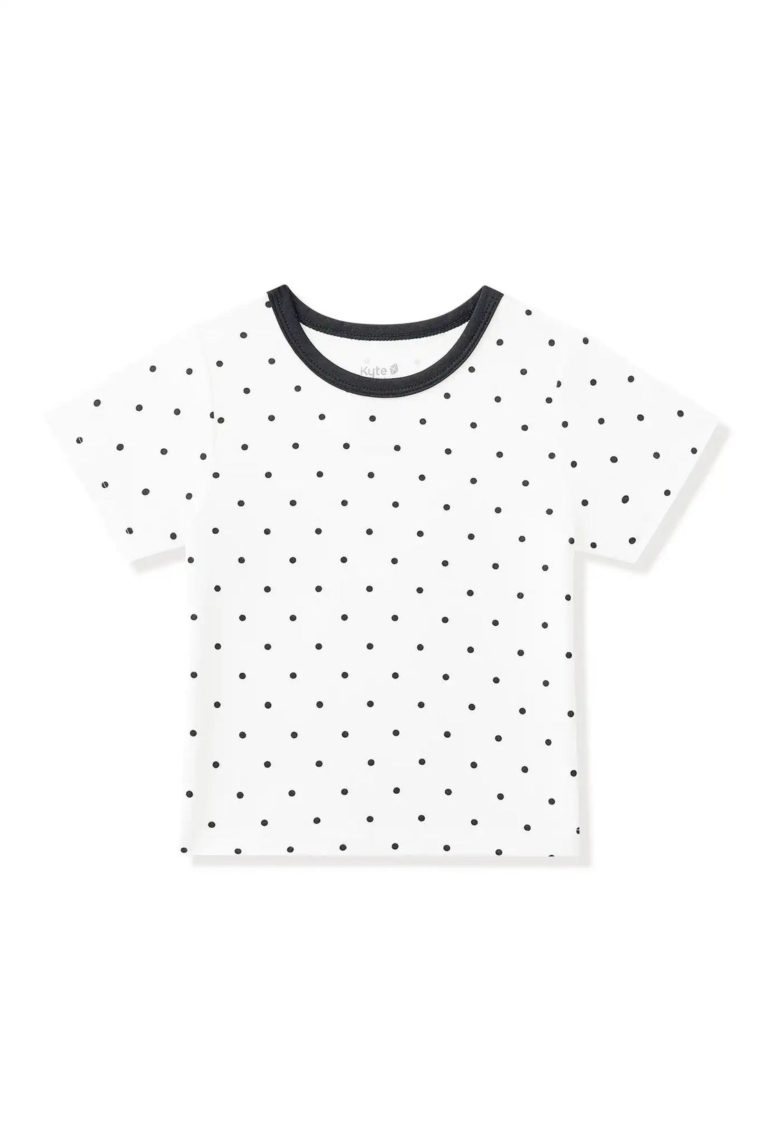 Toddler Basic Tee in Midnight Polka Dot