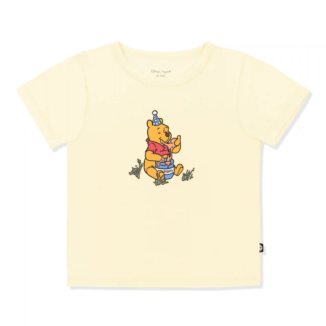 Toddler Basic Tee in Winnie the Pooh on Chamomile