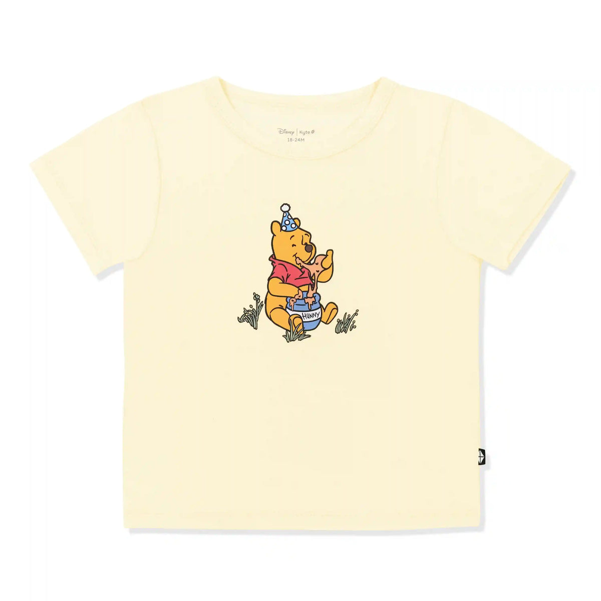 Toddler Basic Tee in Winnie the Pooh on Chamomile