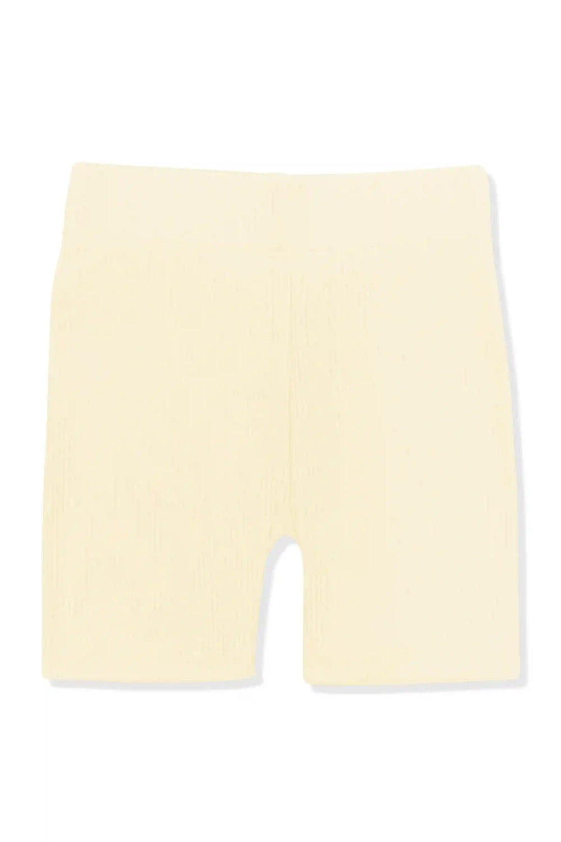 Ribbed Toddler Biker Shorts in Chamomile