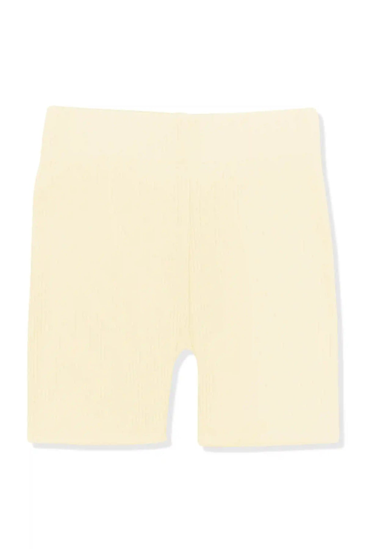 Ribbed Toddler Biker Shorts in Chamomile