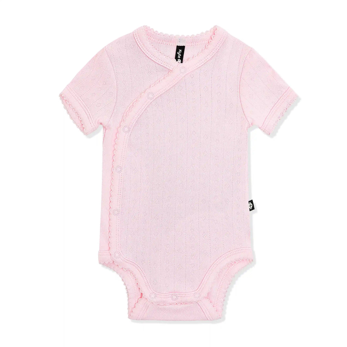 Pointelle Kimono Bodysuit in Sakura