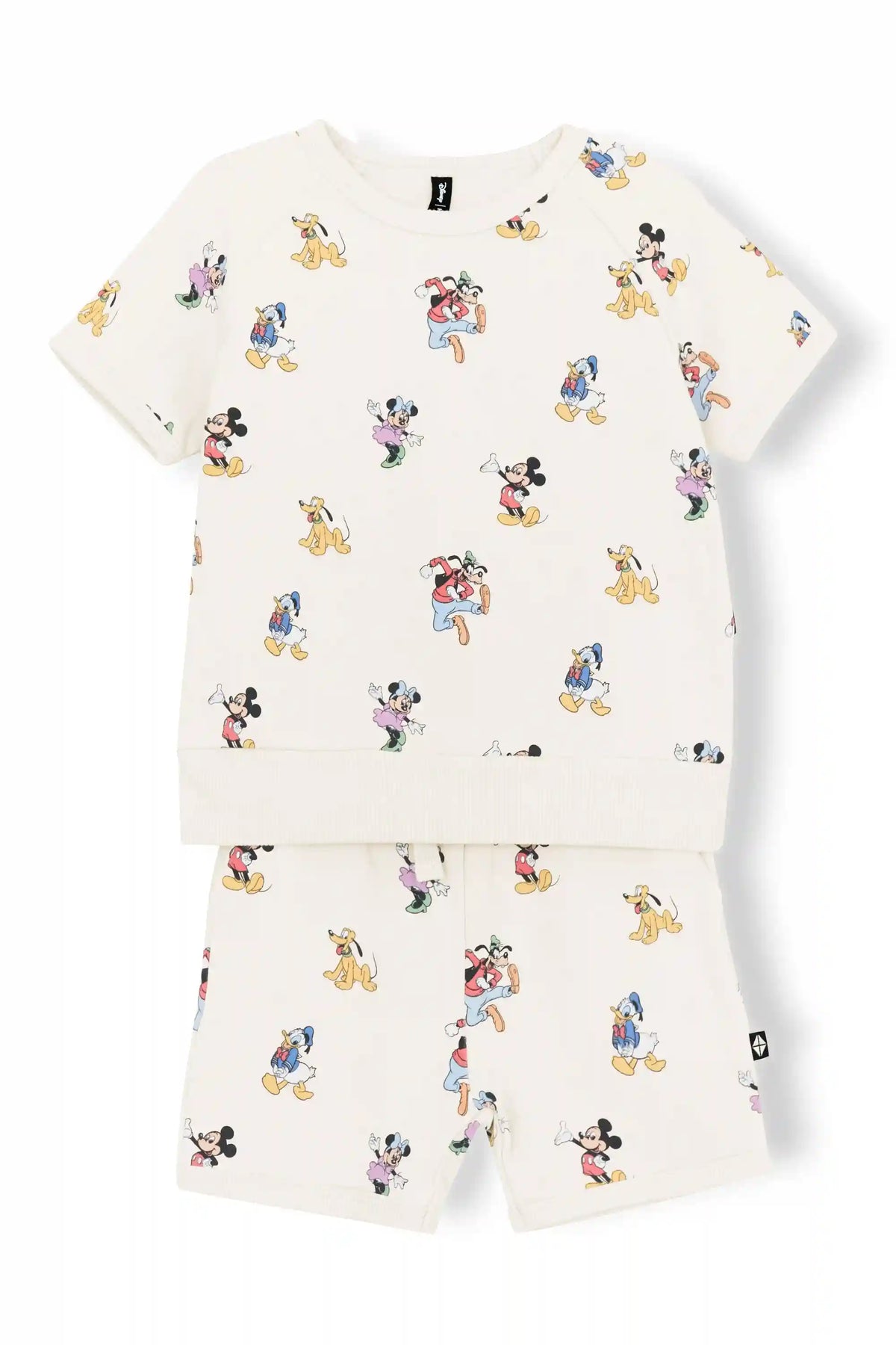 Short Sleeve Jogger Set in Mickey Mouse and Friends