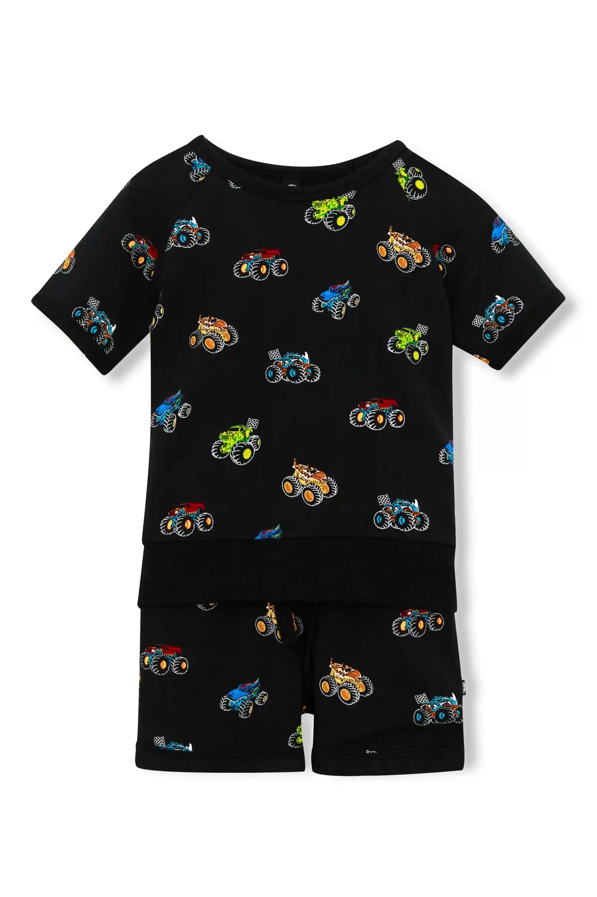 Short Sleeve Jogger Set in Monster Truck