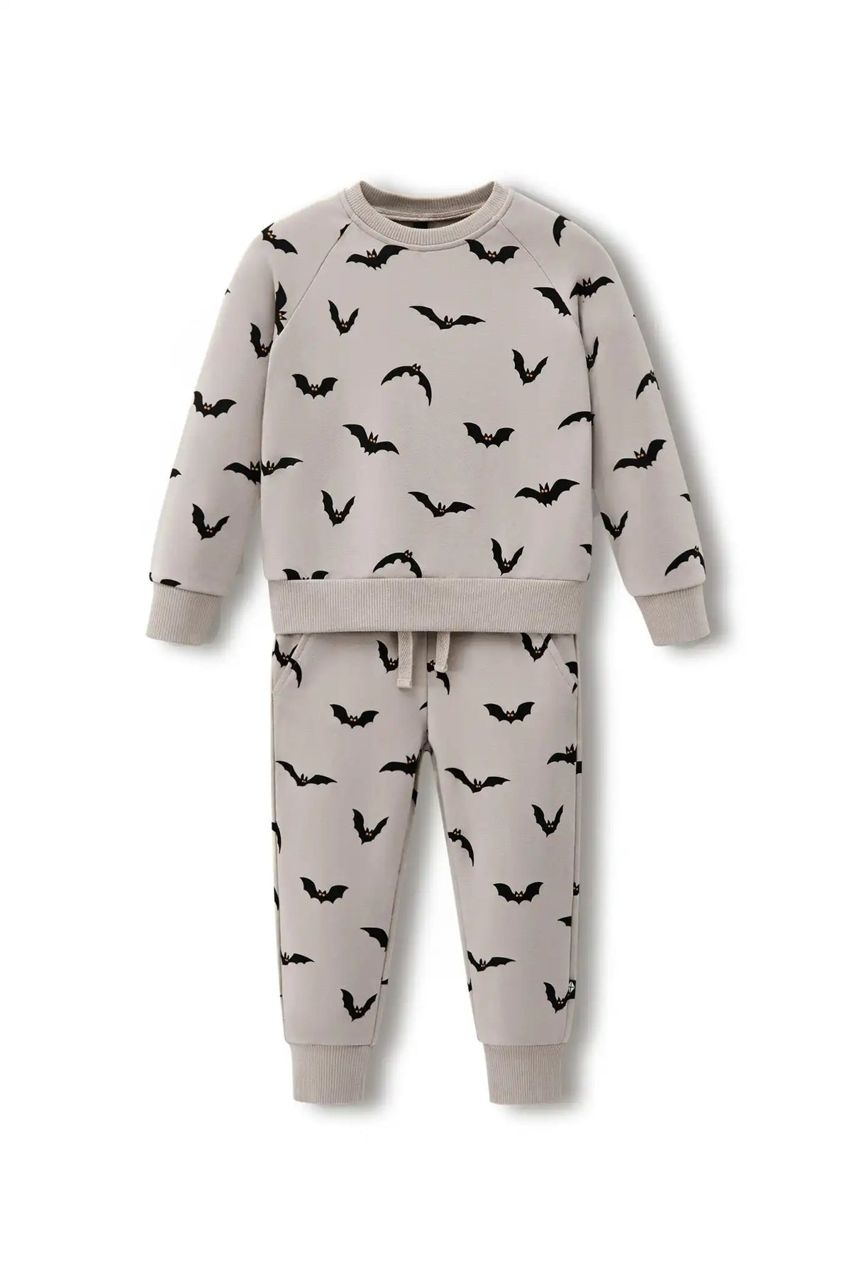 Long Sleeve Jogger Set in Bats