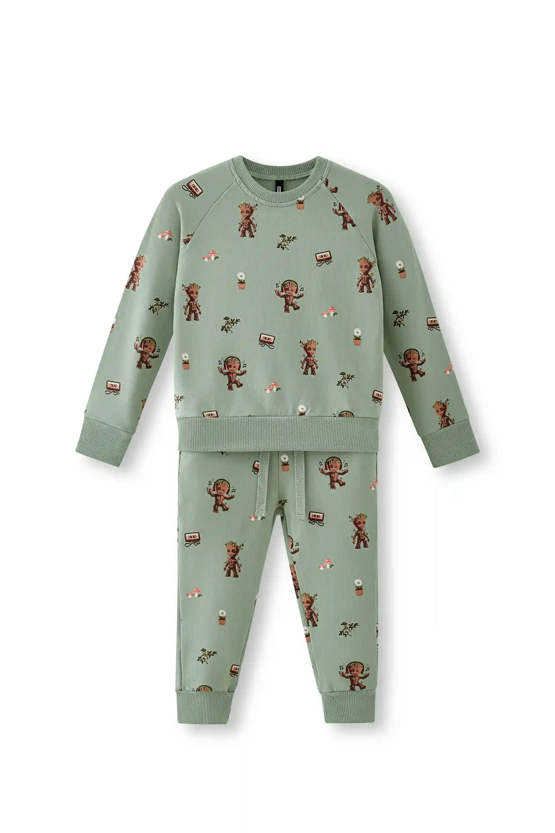 Long Sleeve Jogger Set in Groot