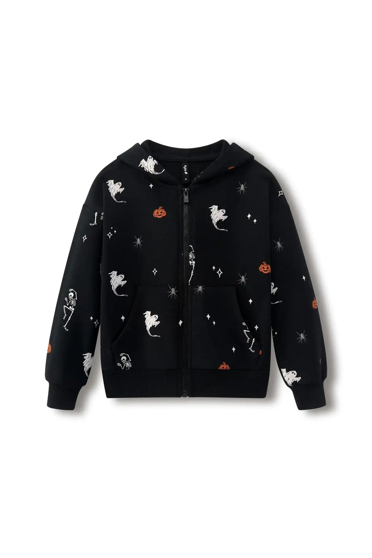 Zip-Up Hoodie in Halloween Friends